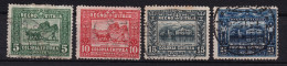 1910/4-Eritrea (O=used) Serie 4 Valori Pittorica (34 Barra 7) - Erythrée