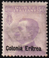 1918-Eritrea (MLH=*) 50c. Tipo Michetti - Erythrée