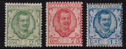 1926-Italia (MNH=**) S.erie 3 Valori Floreale (200/2) - Neufs