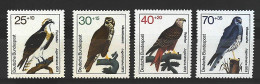 1973-Germania (MNH=**) Serie 4 Valori Uccelli - Autres & Non Classés