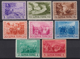 1943-Montenegro (MLH=*) 8 Valori (60/8) - Montenegro