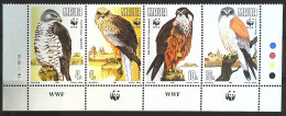 1991-Malta (MNH=**) Serie 4 Valori WWF Uccelli - Malte