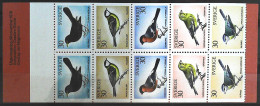 1970-Svezia (MNH=**) Libretto 10 Valori Uccelli - Sonstige & Ohne Zuordnung