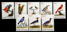 1989-Vaticano (MNH=**) Serie 8 Valori Uccelli - Other & Unclassified