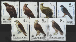 1983-Ungheria  (MNH=**) Serie 7 Valori Uccelli - Sonstige & Ohne Zuordnung