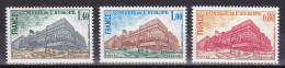 1977-Francia (MNH=**) Servizio S.3v."Consiglio D'Europa,palazzo Del Consiglio Di - Unused Stamps