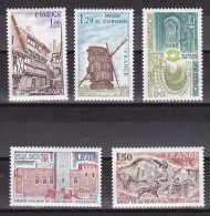 1979-Francia (MNH=**) S.5v."Turistica" - Neufs