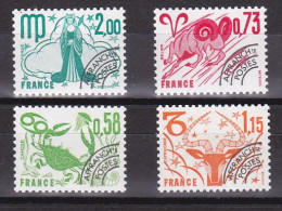 1978-Francia (MNH=**) Preannullati S.4v."Segni Dello Zodiaco" - Nuevos