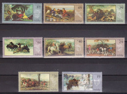 1958-Dominicana (MNH=**) S.8v."Sport Bandiere Nei Colori Nazionali" - Repubblica Domenicana