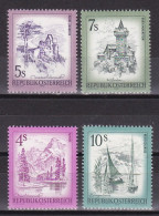 1973-Austria (MNH=**) S.4v."Paesaggi" - Nuovi