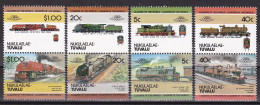 1986-Nukulaelae Tuvalu (MNH=**) S.8v."Locomotive" - Tuvalu