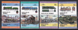 1985-Nukulaelae Tuvalu (MNH=**) S.8v."Locomotive" - Tuvalu (fr. Elliceinseln)