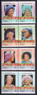 1985-Nukulaelae Tuvalu (MNH=**) S.8v."Queen Mother" - Tuvalu (fr. Elliceinseln)