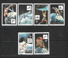 Sto. Tome & Principe 1992 - Olympic Games Barcelona 92 Gold Mnh** - Summer 1992: Barcelona