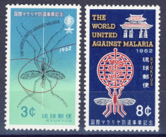1962-Giappone (MNH=**) S.2v."Lotta Alla Malaria" - Other & Unclassified