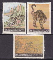 1970-Yemen (MNH=**) S.3v."Quadri" - Yemen