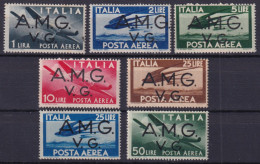1945-AMG-VG (MNH=**) Posta Aerea 7 Valori - Mint/hinged