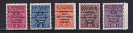 1941 (MNH=**) LUBIANA Segnatasse R. Commissariato Civile Serie Completa (Sassone - Ljubljana