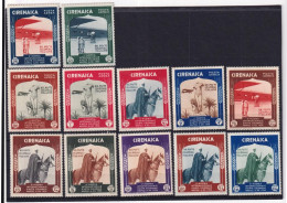 1934 (MNH=**) CIRENAICA 2^ Mostra D Arte Coloniale Serie Completa PO + PA Due Va - Cirenaica