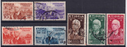 1936-ETIOPIA Serie Completa (Sassone 1/7) Usata - Aethiopien