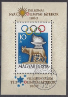 Hungary 1960 Mi 1697 BL 30 - Usati