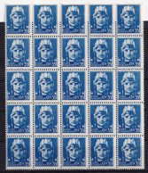 1929-(MNH=**) Imperiale Blocco Di Venticinque C.35 Nuovo Gomma Originale Ed Inte - Nuevos