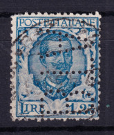 1926 Circa PERFIN B T A (Banca Trentino Alto Adige) Su Floreale Lire 1,25 Usato - Gebraucht