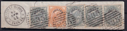 1878 (F=on Piece) UFFICI POSTALI ESTERO Coppia E Due Esemplari C.5 + C.10 Su Fra - Bureaux D'Europe & D'Asie