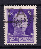 1929 Circa PERFIN C. Et M. (Corsini Et Meriggioni) Su Imperiale C.50 Usato - Oblitérés