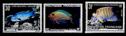 1982/3-Polinesia (MNH=**) Serie 4 Valori Pesci - Other
