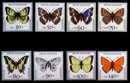 1991-Germania (MNH=**) Serie 8 Valori Farfalle - Sonstige & Ohne Zuordnung