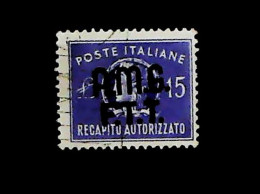 1949-Trieste AMG-FTT (O=used) Recapito L.15 - Used