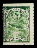 1928-Italia (MNH=**) Erinnofilo Umberto Nobile Spedizione Polare - Erinofilia