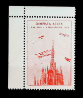 1929-Italia (MNH=**) Erinnofilo Milano Giornata Aerea - Erinnophilie