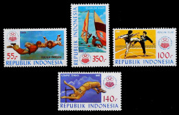 1985-Indonesia (MNH=**) Serie 4 Valori - Indonesië