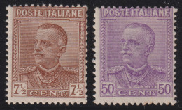 1928-Italia (MNH=**) Serie 2 Valori (224/25) - Ongebruikt