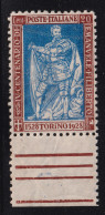 1928-Italia (MNH=**) 20c. Emanuele Filiberto Bordo Di Foglio E Centratura Perfet - Nuevos