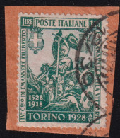 1928-Italia (F=on Piece) L.1,75 Emanuele Filiberto - Used