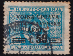 1947-Litorale Sloveno Occup.Jugoslava (O=used) L.50 Su 0.50 - Occup. Iugoslava: Litorale Sloveno