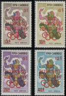 1964-Cambogia (MNH=**) Posta Aerea S.4v."Giochi Olimpici Di Tokyo" Cat.Yvert 201 - Kambodscha