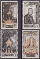 1961-Laos (MNH=**) S.4v."omaggio Al Re Defunto Sisavang"catalogo Yvert Euro 9 - Laos