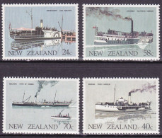 1984-Nuova Zelanda (MNH=**) S.4v."ferry Boats" - Sonstige & Ohne Zuordnung