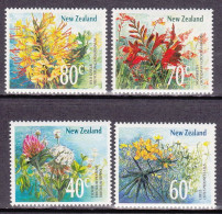 1989-Nuova Zelanda (MNH=**) S.4v."Fiori Selvatici" - Other & Unclassified