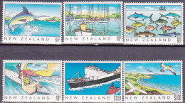 1989-Nuova Zelanda (MNH=**) S.6v."Il Mare" - Sonstige & Ohne Zuordnung