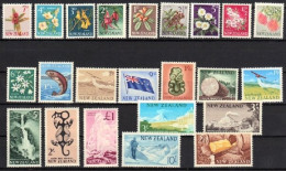 1960-Nuova Zelanda (MNH=**) S.23v."Flora,fauna,vedute"cat.Yvert 2008 Euro 135 - Other & Unclassified