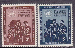1953-Nazioni Unite (MNH=**)s.2v."Protezione Dei Rifugiati" - Sonstige & Ohne Zuordnung