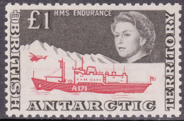 1963-Antartico Britannico (MNH=**) S.1v."Nave Endurance"cat.Yvert 2011 Euro 270 - Unused Stamps