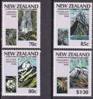 1987-Nuova Zelanda (MNH=**) S.4v."centenario Dei Parchi Nazionali" - Sonstige & Ohne Zuordnung
