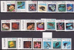 1983/6-Palau (MNH=**) S.20v."fauna Marina" - Palau