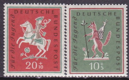 1958-Germania (MNH=**) S.2v."Pro Gioventu'"catalogo Unificato Euro 6 - Sonstige & Ohne Zuordnung